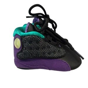 Nike Air Jordan rare 13 Retro TD "Violet Teal" infant shoes size 1c
